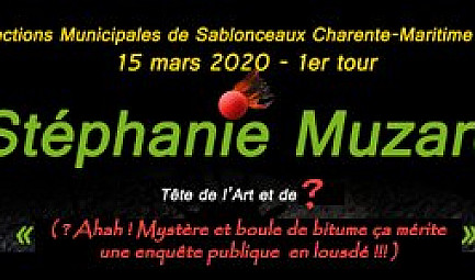 La liste de Stéphanie Muzard tête de l'Art !