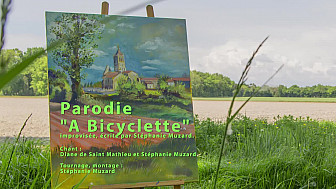 A bicyclette, vidéoparodie de Stéphanie Muzard, répétition